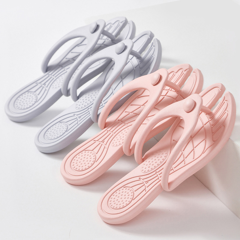 Outdoor Lighting For Your House - ฤดูร้อนผู้ชายแบบพกพา Flip-Flops Travel Home คู่น้ําหนักเบารองเท้าแตะรองเท้าแตะกลางแจ้งสีทึบรองเท้าชายหาดสบาย