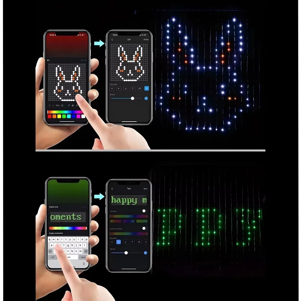 ชุดไฟตาข่ายคริสต์มาสแบบใหม่ คว - Outdoor Lighting Waterproof บทวิจารณ์และราคา