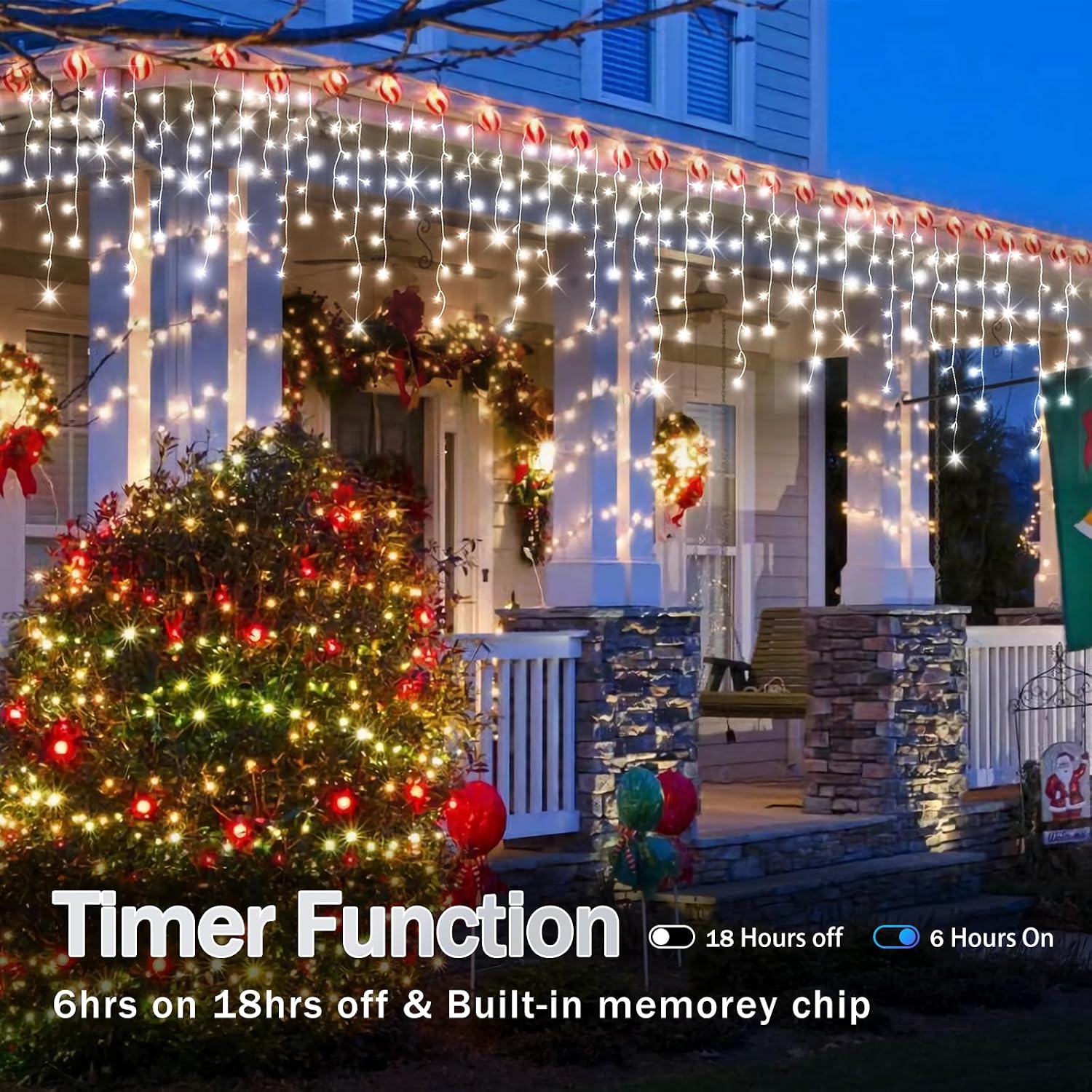 ไฟประดับคริสต์มาสสำหรับใช้ภายน - Outdoor Lighting Waterproof บทวิจารณ์และราคา