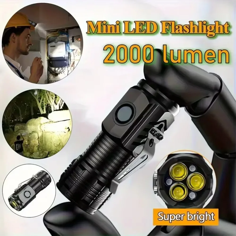ไฟฉายขนาดเล็ก 3LED พร้อมคลิปหน - Outdoor Lighting Black บทวิจารณ์และราคา