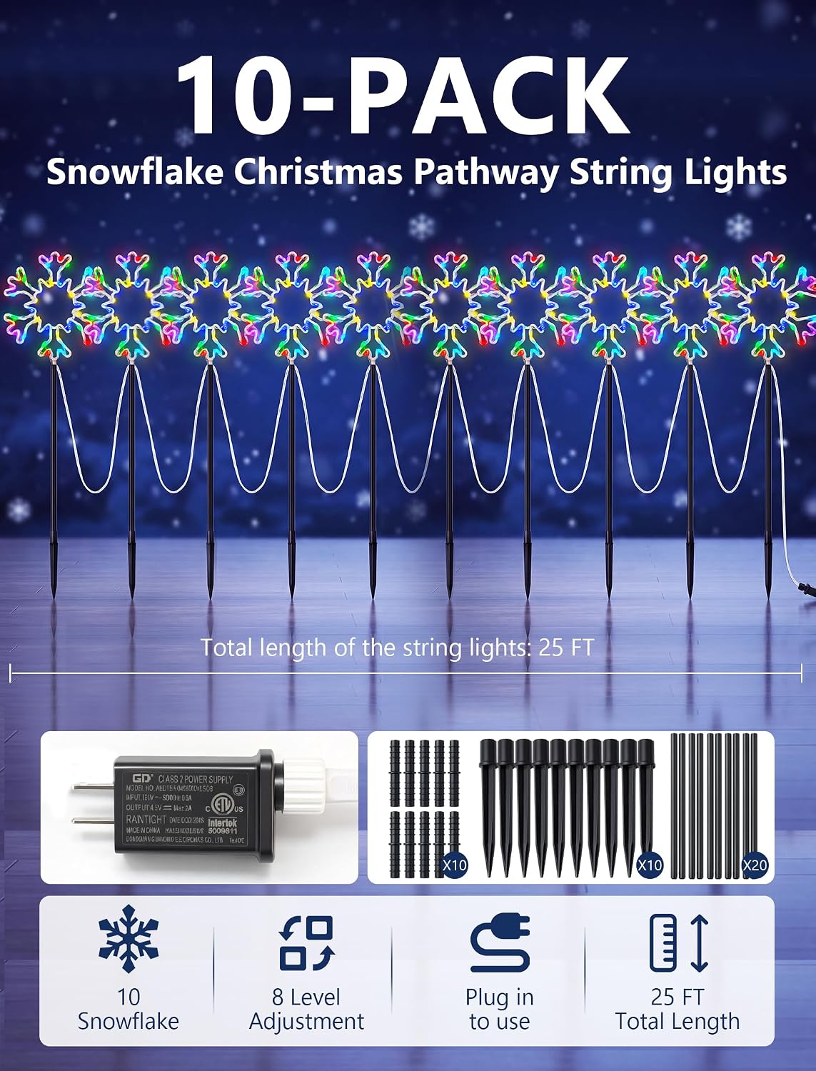 ชุดไฟประดับตกแต่งภายนอกอาคารลา - Outdoor Lighting Pathway บทวิจารณ์และราคา