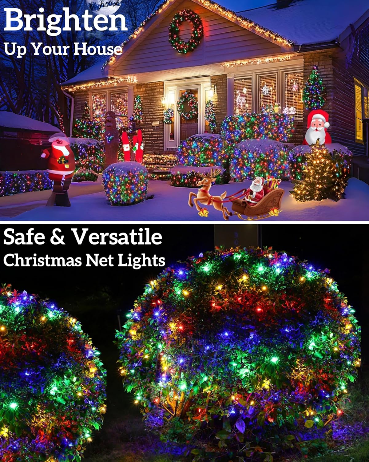 ไฟตาข่ายคริสต์มาส LED กลางแจ้ง - Outdoor Lighting Waterproof บทวิจารณ์และราคา