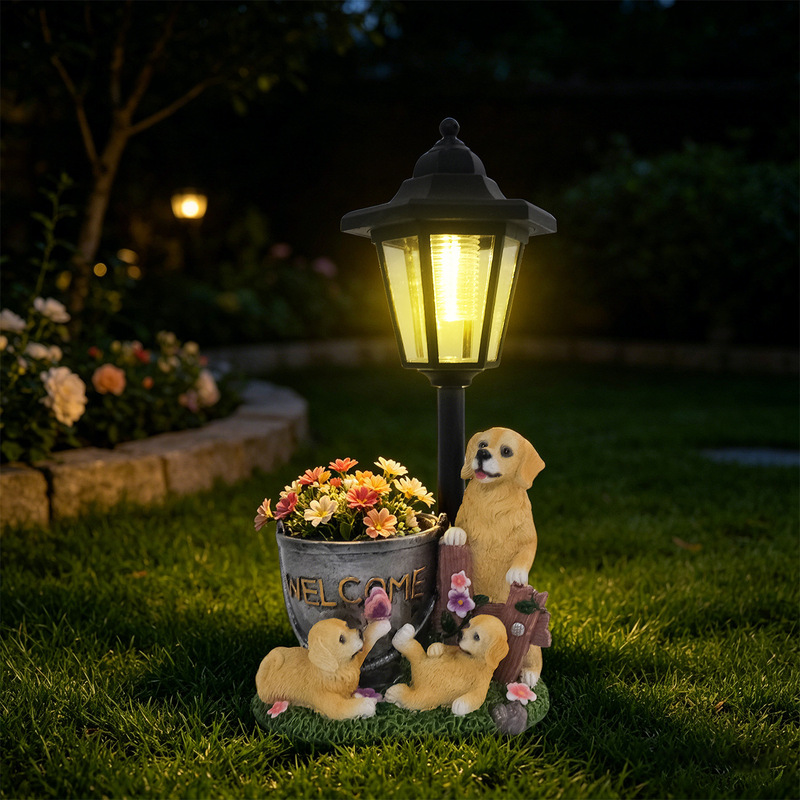 รูปปั้นกระถางต้นไม้โกลเด้นรีทร - Outdoor Lighting And Landscape บทวิจารณ์และราคา