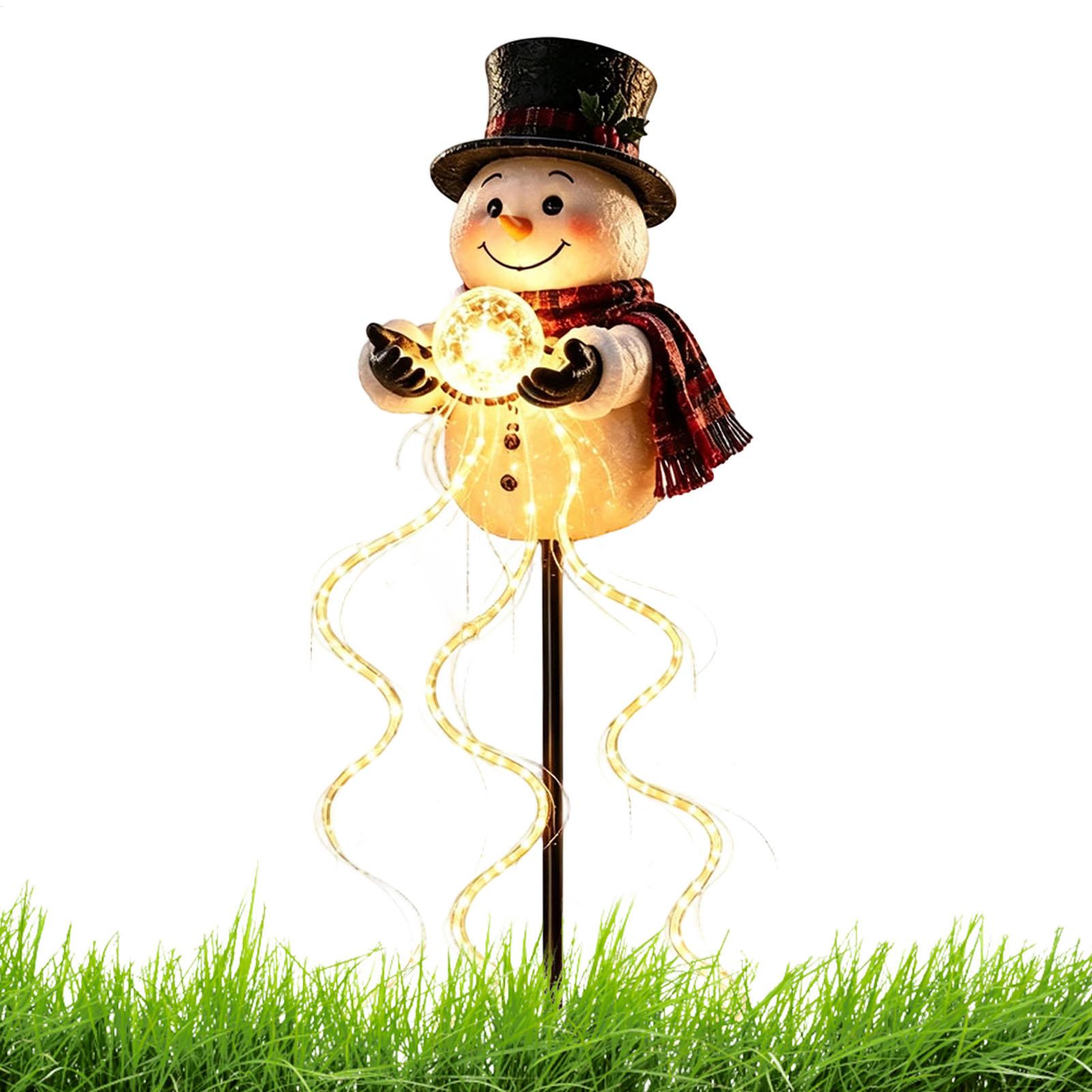 ไฟประดับสวนรูปตุ๊กตาหิมะคริสต์ - Outdoor Lighting Effects บทวิจารณ์และราคา